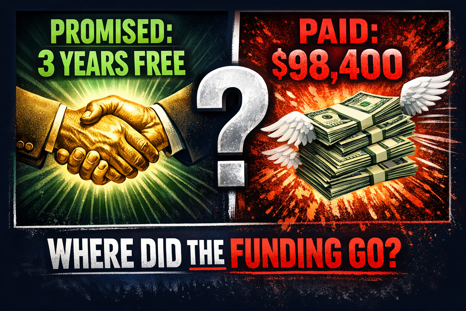 “Fully Funded for Three Years” — But Taxpayers Paid $109,475+