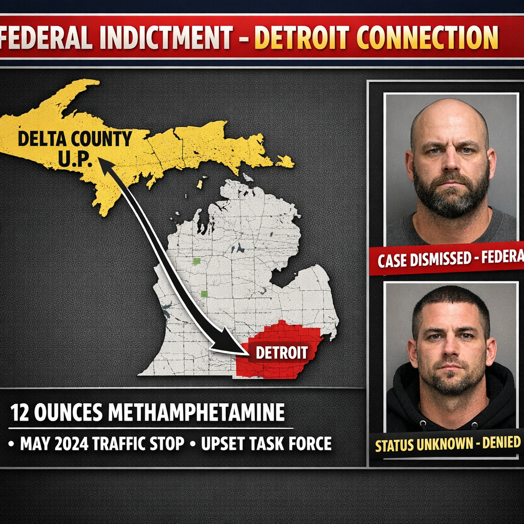 Detroit-Based Drug Suspect Case Dismissed: Federal Indictment for Same Events