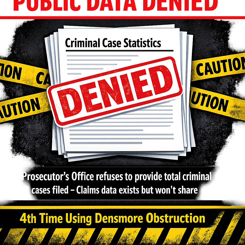 Prosecutor’s Office Denies Request for Criminal Case Statistics: “Does Not Exist”